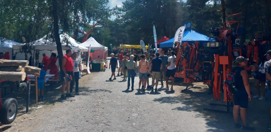 Foire forestière à Oulx en Italie, juin 26